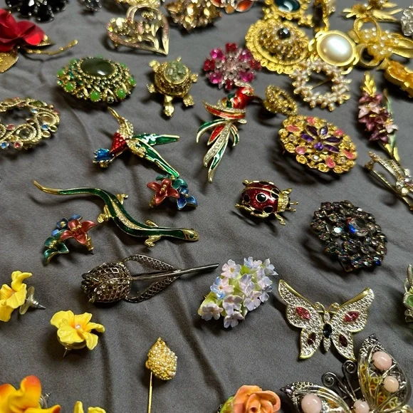 Jewelry mystery Box lot re-seller lot costume fashion semi-precious 11 pieces + - Picture 6 of 17